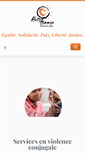 Mobile Screenshot of haltefemmes.org